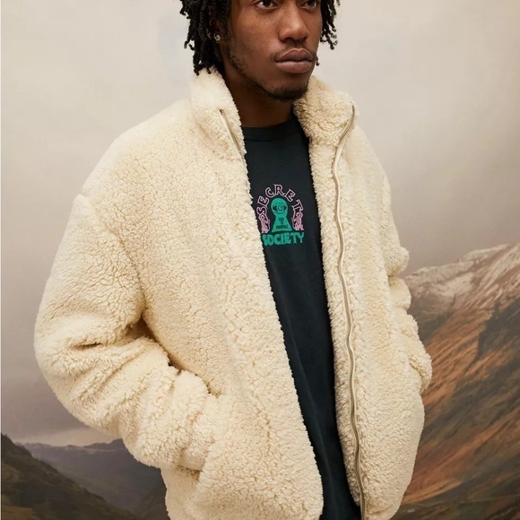 Urban Outfitters Jackets & Blazers - Urban outfitters Fleece Full-Zip Jacket size Large uw